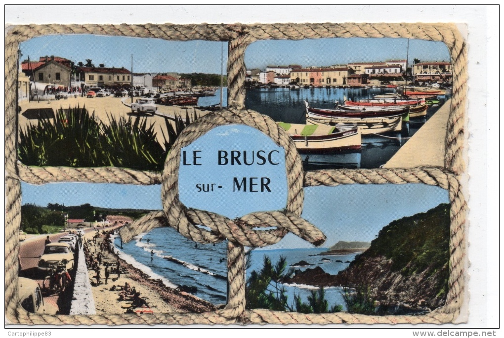 VAR 83 SIX FOURS LE BRUSC MULTI VUE LE BRUSC LES ANNÉES  60 - Six-Fours-les-Plages