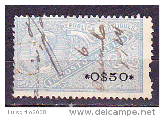 IMPOSTO DO SELO - 0$50 Azul - Used Stamps