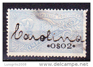 IMPOSTO DO SELO - 0$02  Azul Claro - Used Stamps