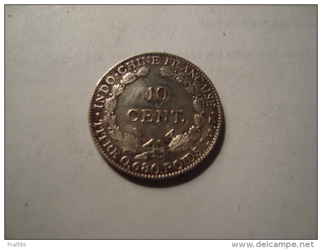 MONNAIE INDOCHINE 10 CENTIMES 1937 - Other & Unclassified