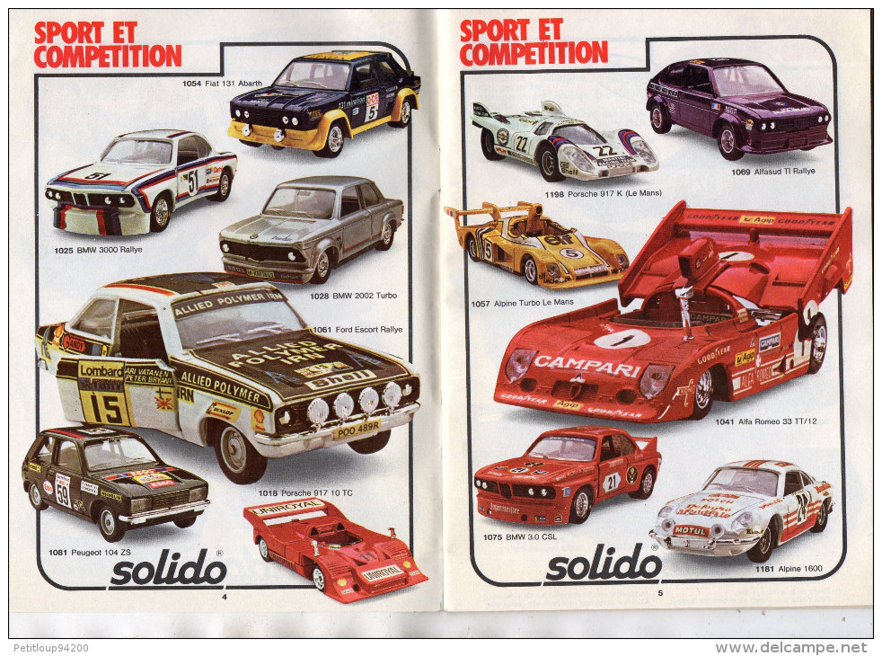 CATALOGUE SOLIDO 1980/1981 - Catalogues