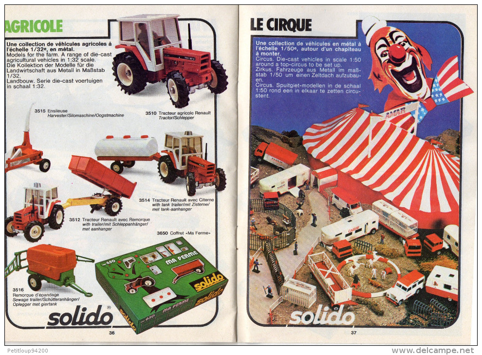 CATALOGUE SOLIDO 1980/1981 - Catalogi