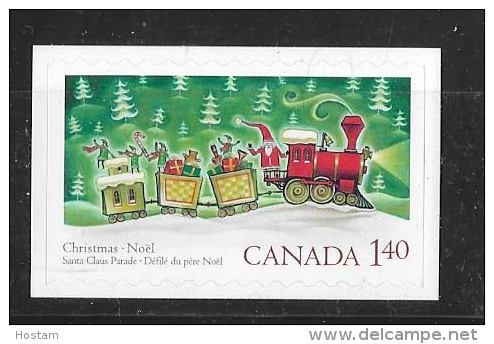 CANADA, 2004.  #2071,  SANTA In A  TRAIN  MNH   Single - Nuevos