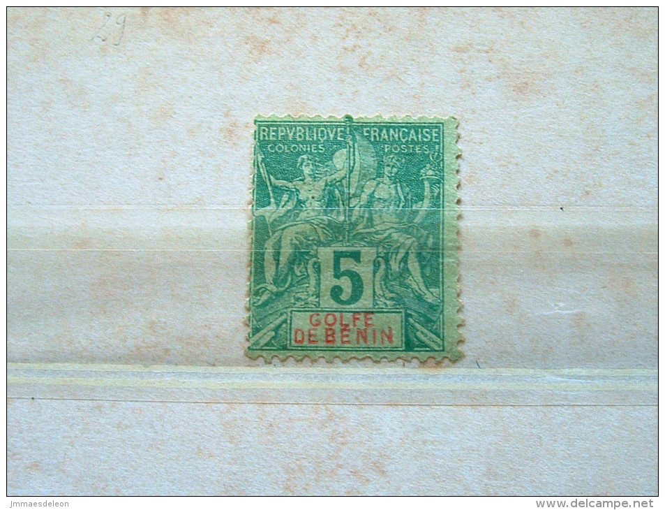 Benin 1893 #23 = 5.50 $ (thin Area) - Usati