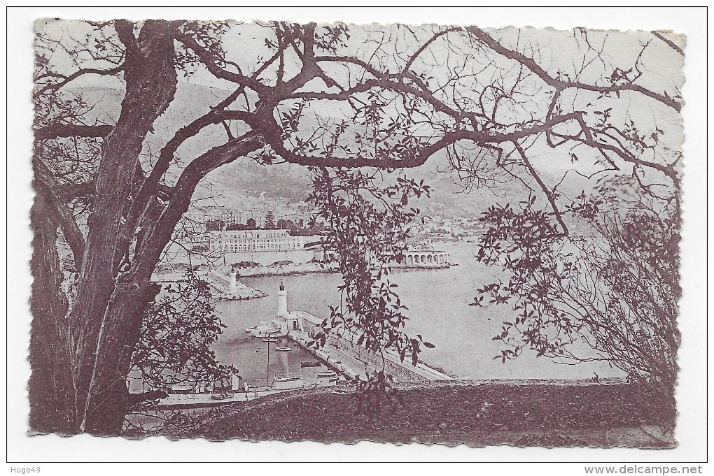 (RECTO / VERSO) MONACO EN 1921 - LE PORT - BEAU CACHET - CPA - Harbor