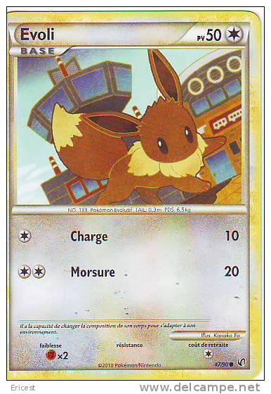 A - CARTE POKEMON EVOLI 47/90 NEUVE - Autres & Non Classés