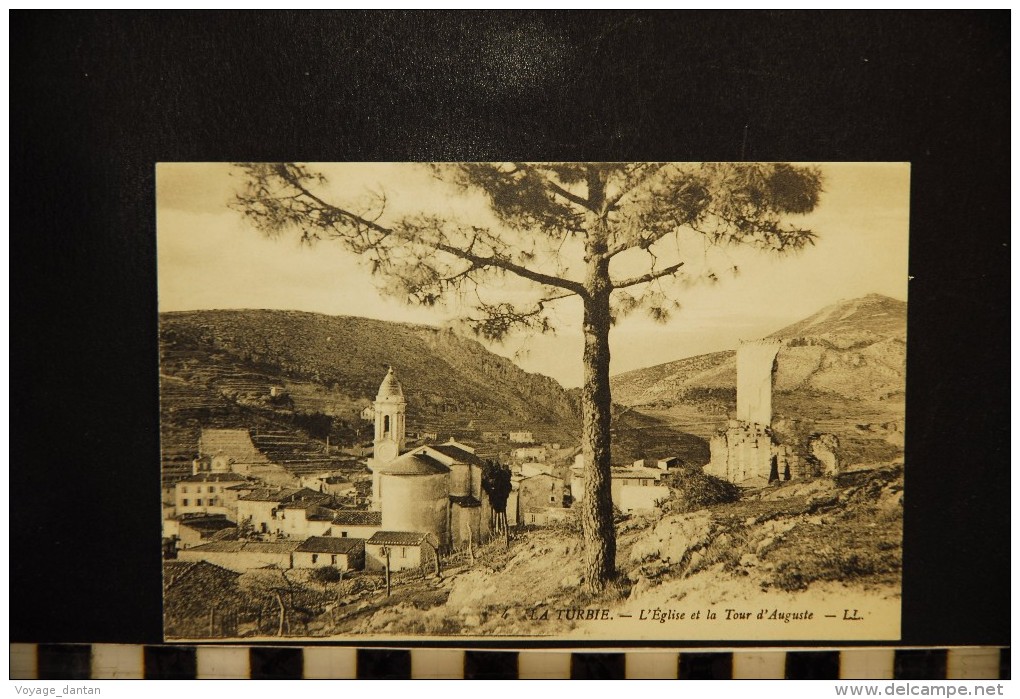 CPA  06, LA TURBIE, L'église Et Tour D'Auguste - La Turbie