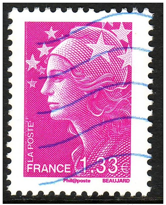 FRANCE YT 4237 Marianne De Beaujard 1.33 &euro; Lilas - 2008-2013 Marianne De Beaujard