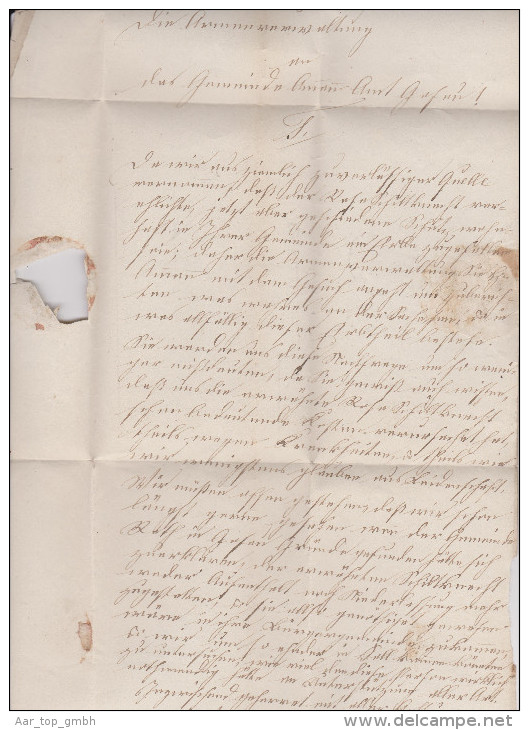 Heimat SG WITTENBACH 1847-01-13 Amtlich Brief Nach Gossau - 1843-1852 Federal & Cantonal Stamps
