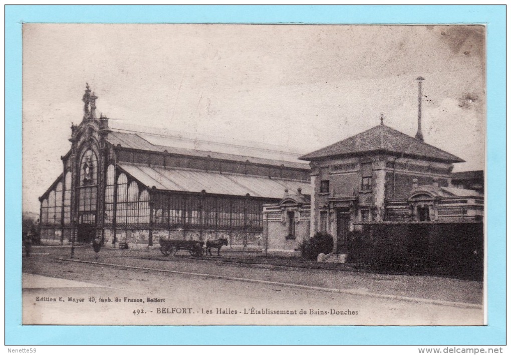 BELFORT -- Les Halles -- L'établissement Des Bains Douches - Belfort - Stad