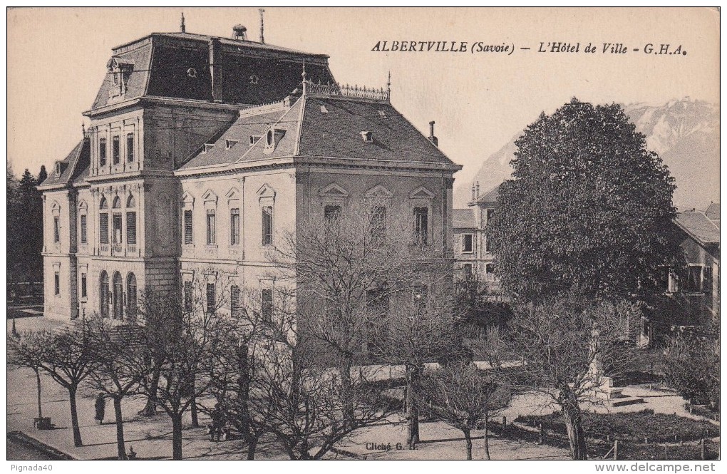 Cp , 73 , ALBERTVILLE , L'Hôtel De Ville - Albertville