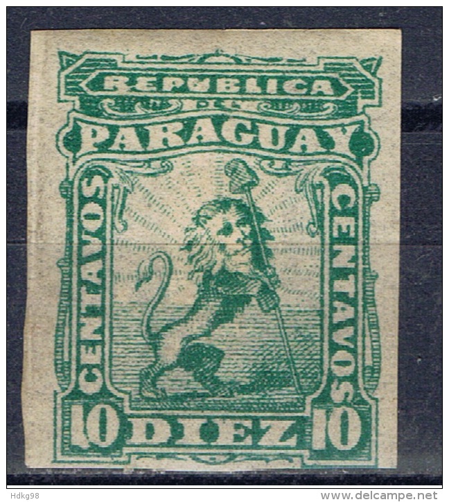 PY+ Paraguay 1879 Mi 8 Mlh Wappenlöwe - Paraguay