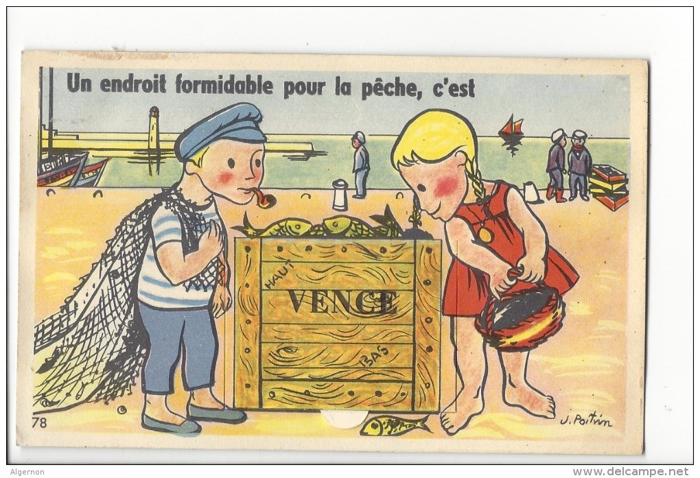 13852 -  Vence Un Endroit Formidable Pour La Pêche C'est Vence Carte à Système - Vence