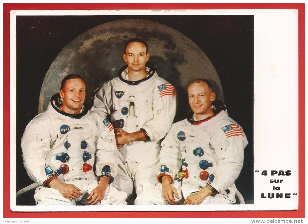 CPM Programme Apollo - Apollo 11 - Neil Armstrong - Edwin Buzz Aldrin - Michael Collins - Espace