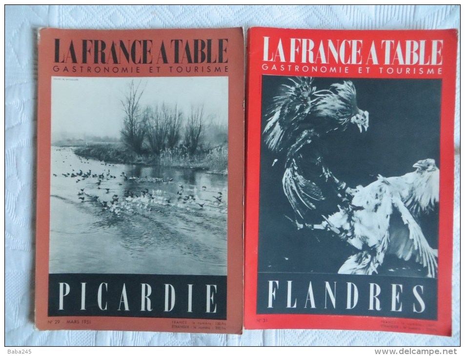 LA FRANCE A TABLE 1950 PICARDIE ET FLANDRES - Culinaria & Vinos