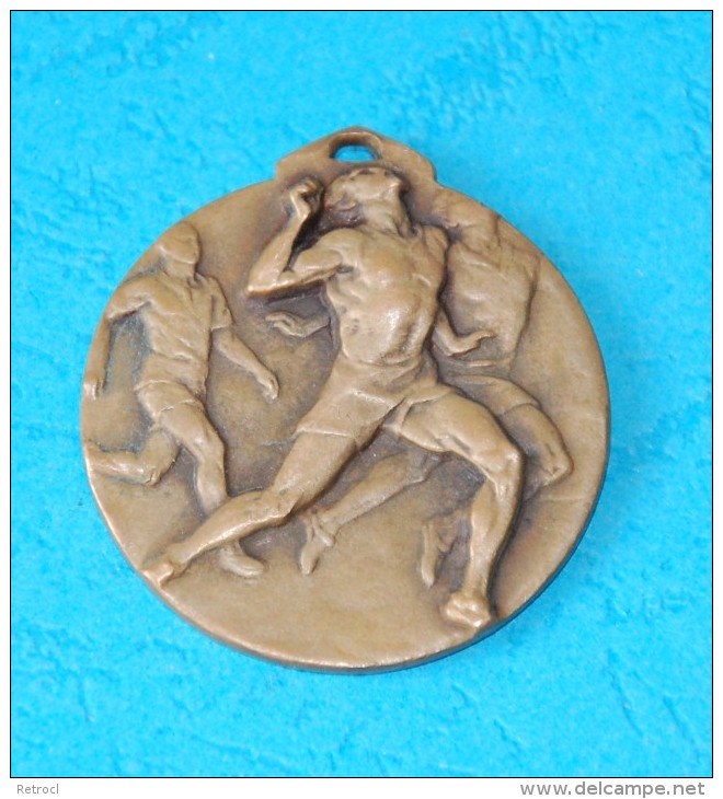 Athletics. Fascist Medal 1934 CAMP. BERGAMASCO OBERTIA - Bronzes