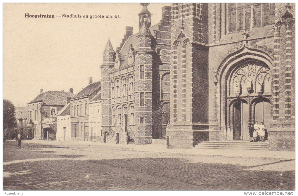 Hoogstraten Stadhuis En Groote Markt Kempen - Hoogstraten