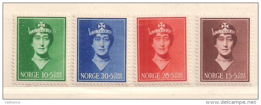 NORVEGE  ( EUNOR  - 138 )  1939  N° YVERT ET TELLIER  N° 195/198     N** - Neufs