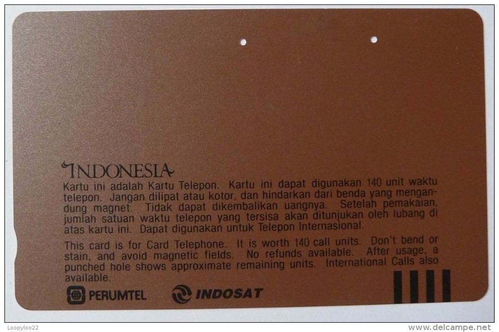 INDONESIA - Tamura - Perumtel - Indosat - 140 Units - Traditional House - Rumah Adat Toraja - Used - Indonesien