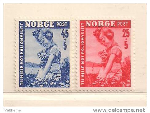 NORVEGE  ( D17 - 2341 )  1950  N° YVERT ET TELLIER  N° 320/321    N** - Nuovi