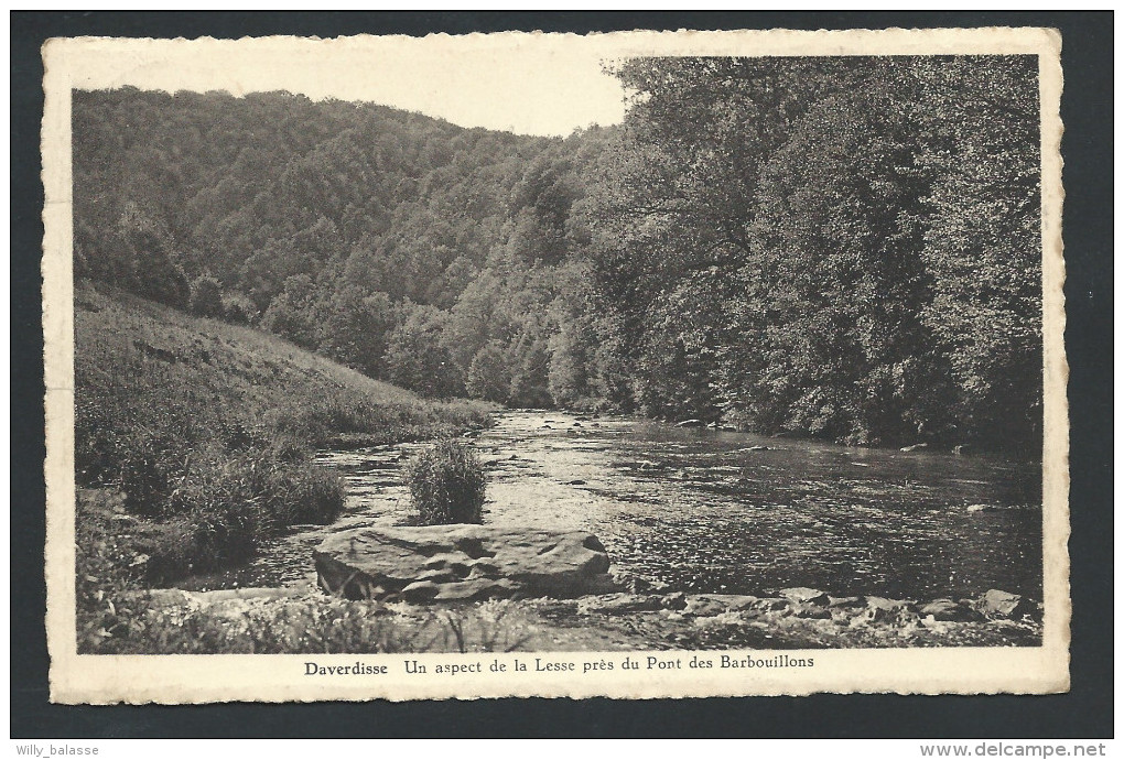 CPA - DAVERDISSE - Un Aspect De La Lesse Près Du Pont Des Barbouillons - Arduenna  // - Daverdisse