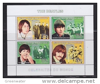 Congo 2006 The Beatles  M/s PERFORATED ** Mnh (26941F) - Ongebruikt