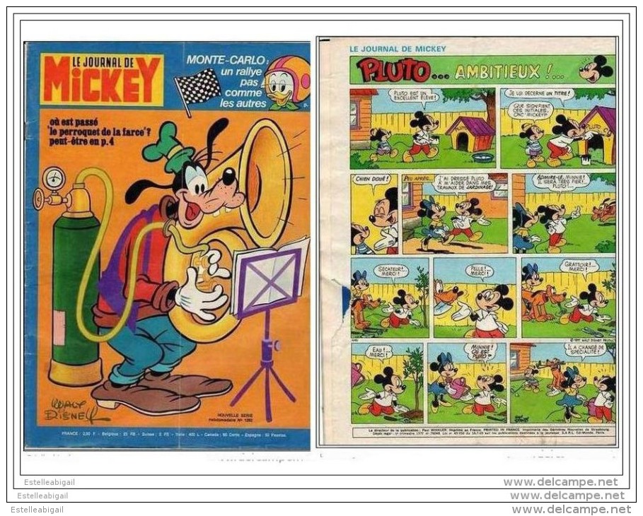 Journal De Mickey N°1282 * - Journal De Mickey