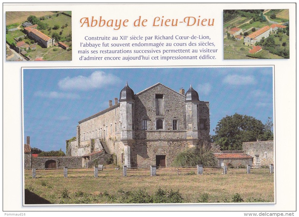 CPM Jard-sur-Mer Abbaye De Lieu-Dieu - Autres & Non Classés