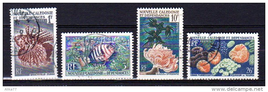 NOUVELLE CALEDONIE     Oblitéré    Y. Et T.   N°  291 / 294     Cote: 7,05 Euros - Used Stamps