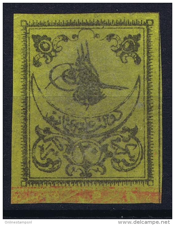 Turkey: Mi Nr 1 II X   Isfla 3, 1863  Not Used (*) SG - Ungebraucht