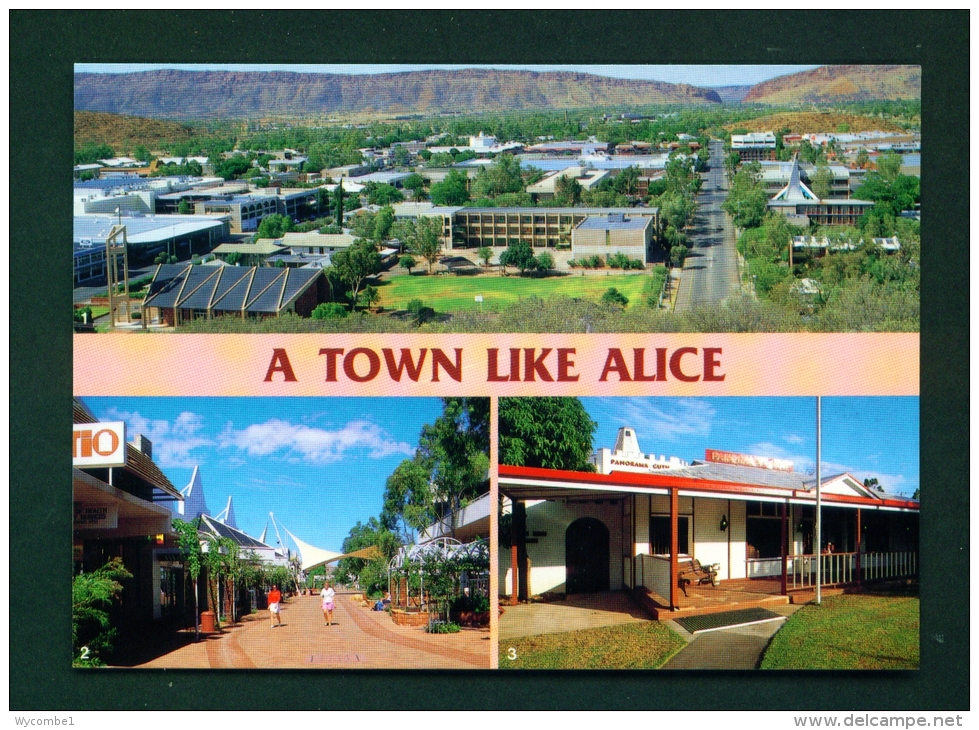 AUSTRALIA  -  Alice Springs  Multi View  Unused Postcard - Alice Springs