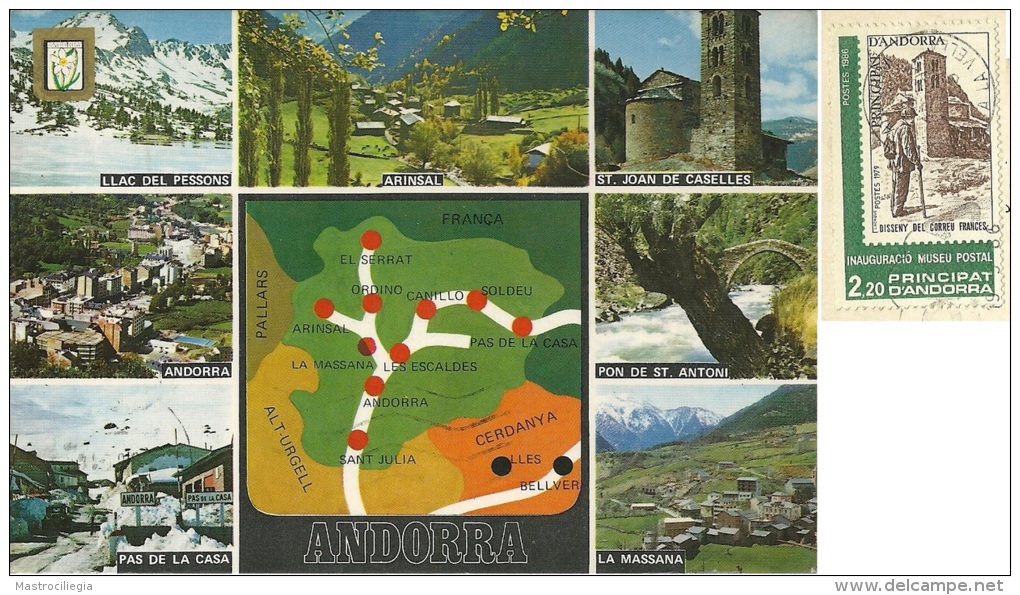 VALLS D'ANDORRA  PRINCIPAT D'ANDORRA  Multiview  Nice Stamp - Andorra