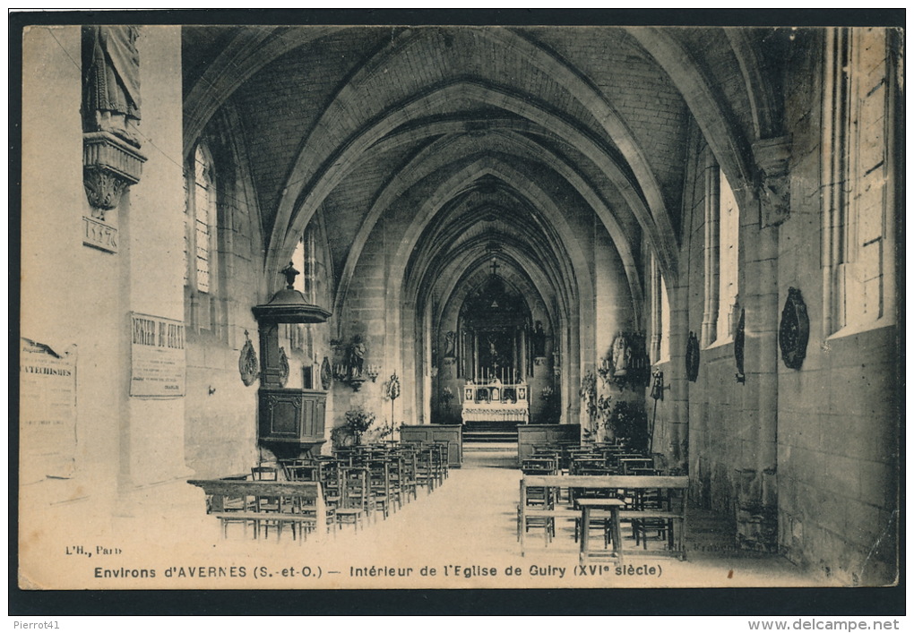 Environs D' AVERNES - Intérieur De L'Eglise De GUIRY - Guiry En Vexin