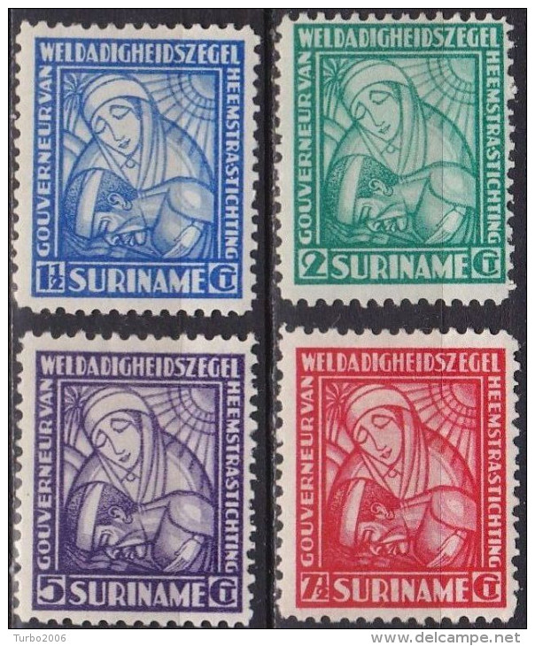 SURINAME 1928 Van Heemstra Stichting Complete Ongestempelde Serie NVPH 137 / 140 - Suriname ... - 1975