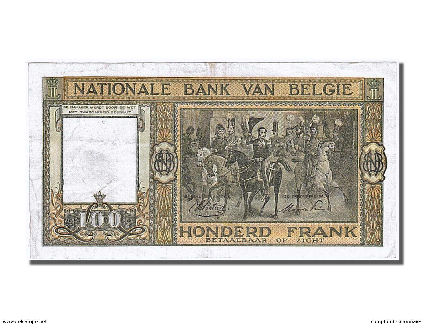 Billet, Belgique, 100 Francs, 1946, 1946-01-04, SUP - 100 Francs