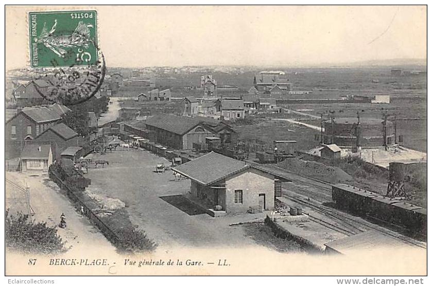 Berck    62      Vue Générale De La Gare - Berck