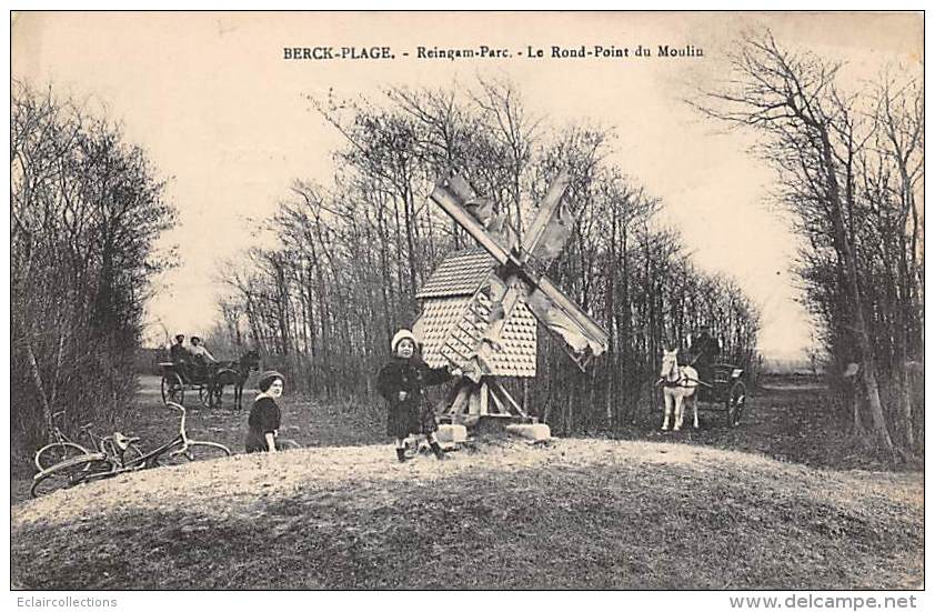 Berck    62      Le Rond Point Du Moulin - Berck