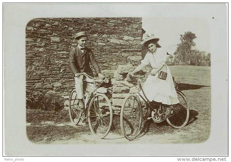 Carte-photo – Enfants Sur Vélos ( CPH ) - Mines