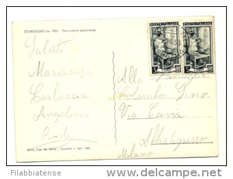 1953 - Italia - Cartolina Timbro Valbondione    4/11 - Altri & Non Classificati