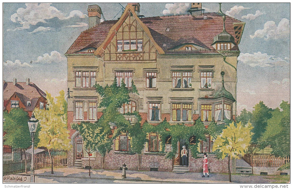 Litho Gemälde AK Steinpleis Kaffee Scharf Verlag Kaufhaus Rahnfeld Bei Werdau Zwickau Lichtentanne Ruppertsgrün Stenn - Werdau