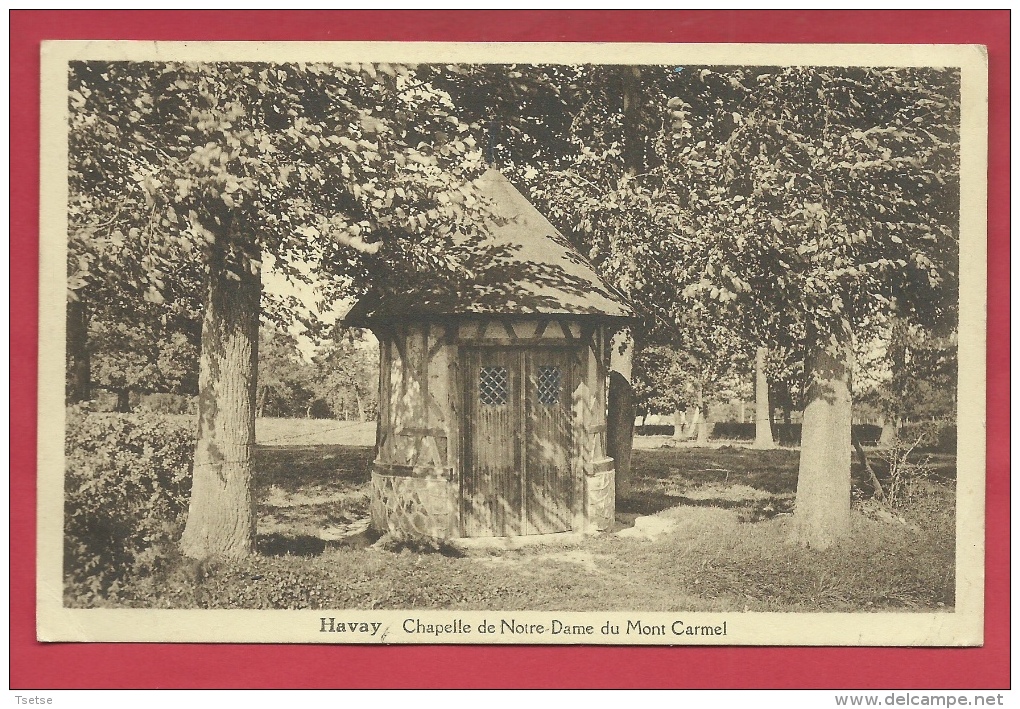 Havay - Chapelle De Notre-Dame Du Mont Carmel - 1953  ( Voir Verso ) - Quévy