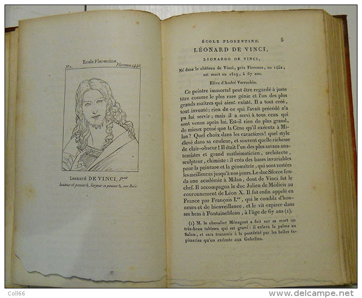 1809 Recueil De Gravures Au Trait,à L'eau Forte Et Ombrée 2 Volumes Dédicacé Par J-B-P Lebrun Ex Libris Comte D'Adhemar - 1801-1900