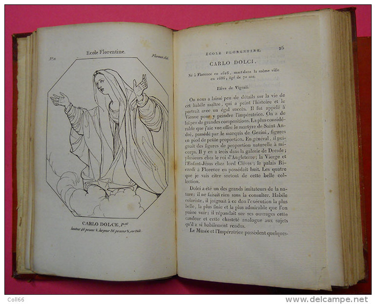 1809 Recueil de gravures au trait,à l'eau forte et ombrée 2 volumes dédicacé par J-B-P Lebrun ex Libris Comte d'Adhemar