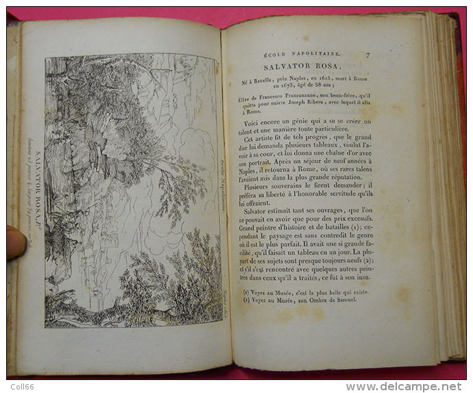 1809 Recueil de gravures au trait,à l'eau forte et ombrée 2 volumes dédicacé par J-B-P Lebrun ex Libris Comte d'Adhemar