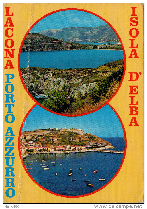 ISOLA  D' ELBA   LACONA  PORTO  AZZURRO      (VIAGGIATA) - Altri & Non Classificati