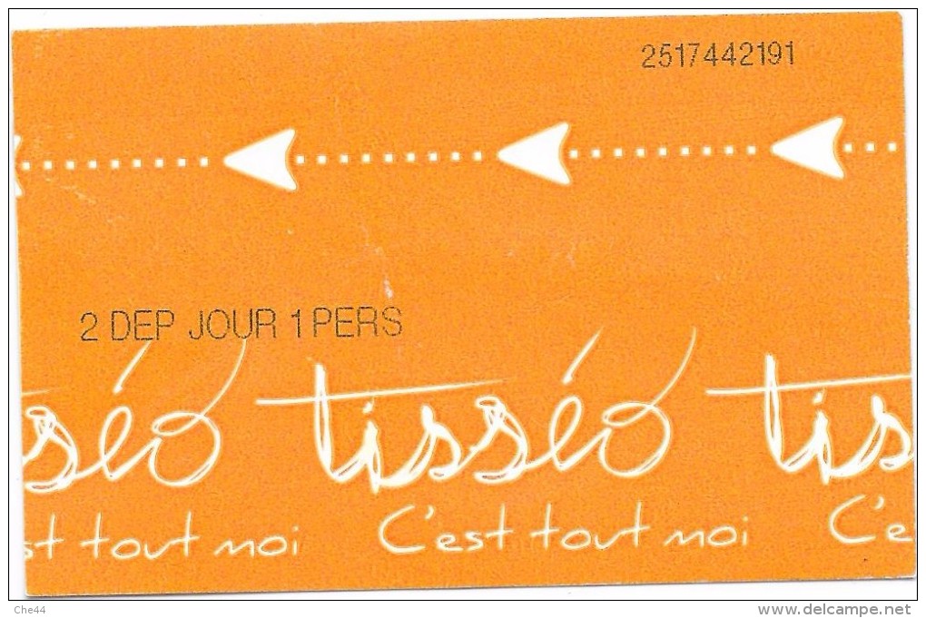 Tisséo. Métro. (Voir Commentaire) - Europe