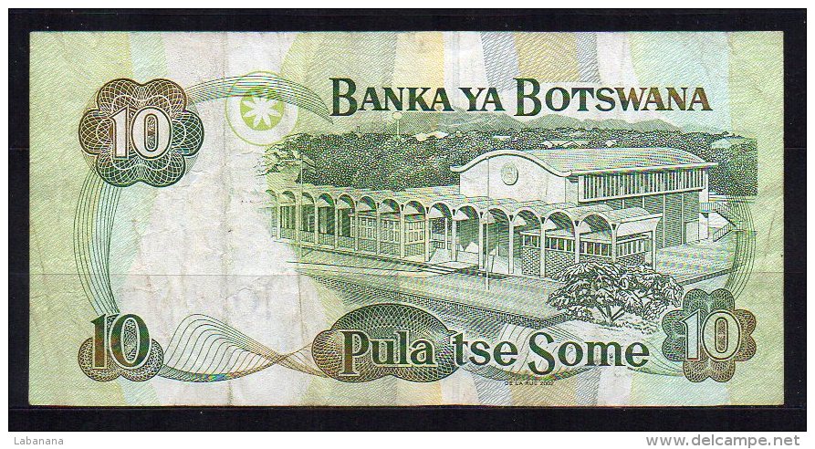 Botswana Billet De 10 Pula 2002 D95 - Botswana