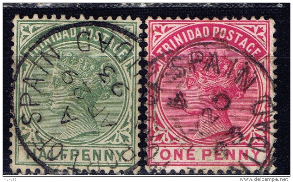 Trinidad+ 1883 Mi 30-31 Victoria - Trinidad & Tobago (...-1961)