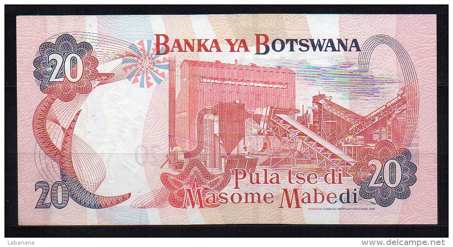 Botswana Billet De 20 Pula 2006 E78 - Botswana