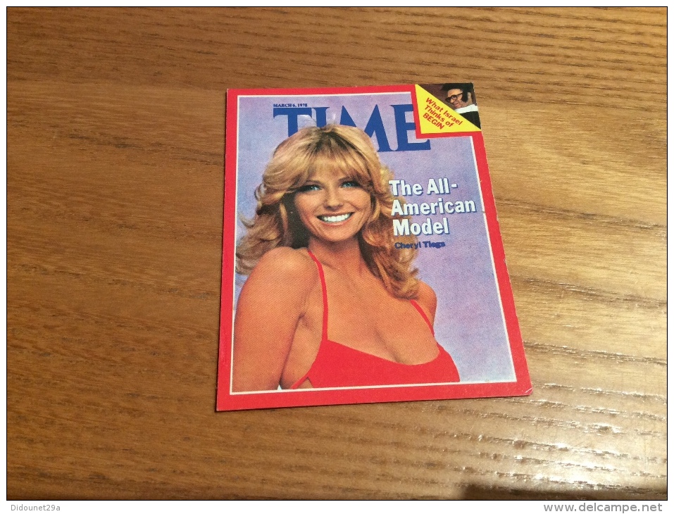 Calendrier 1979 ANGLETERRE "TIME - The All American Model" (7x9cm) - Klein Formaat: 1971-80